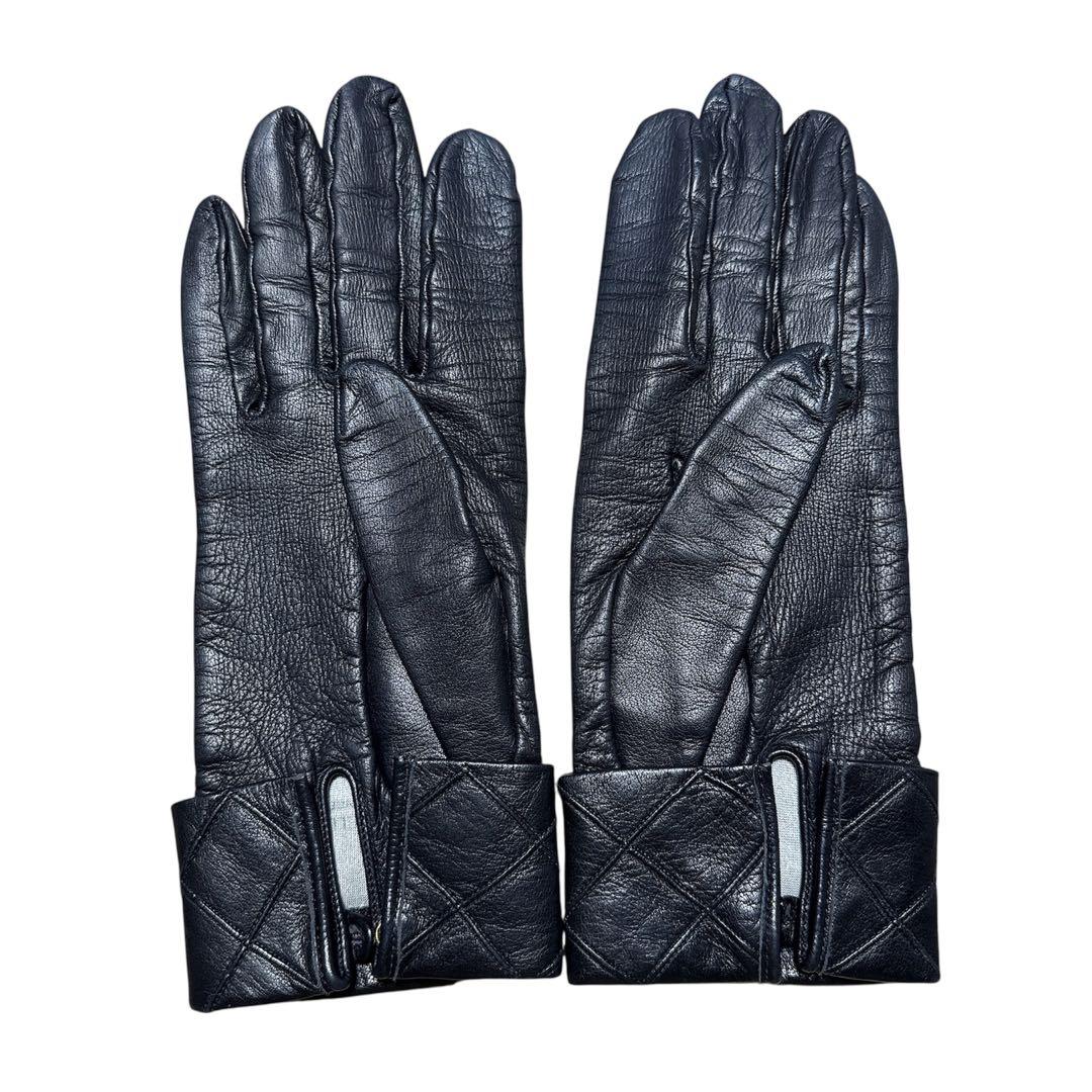 シャネル CHANEL ラムスキン 手袋