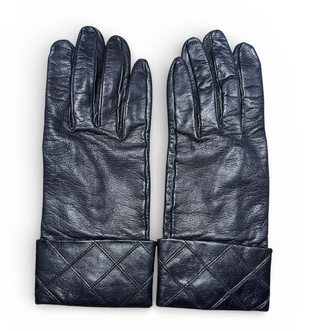 シャネル CHANEL ラムスキン 手袋