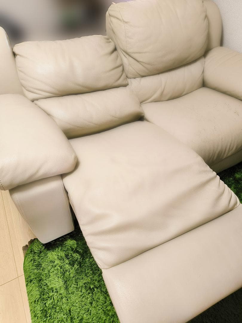 【大塚家具50万円購入】INCANTO イタリア製本革リクライニングソファ