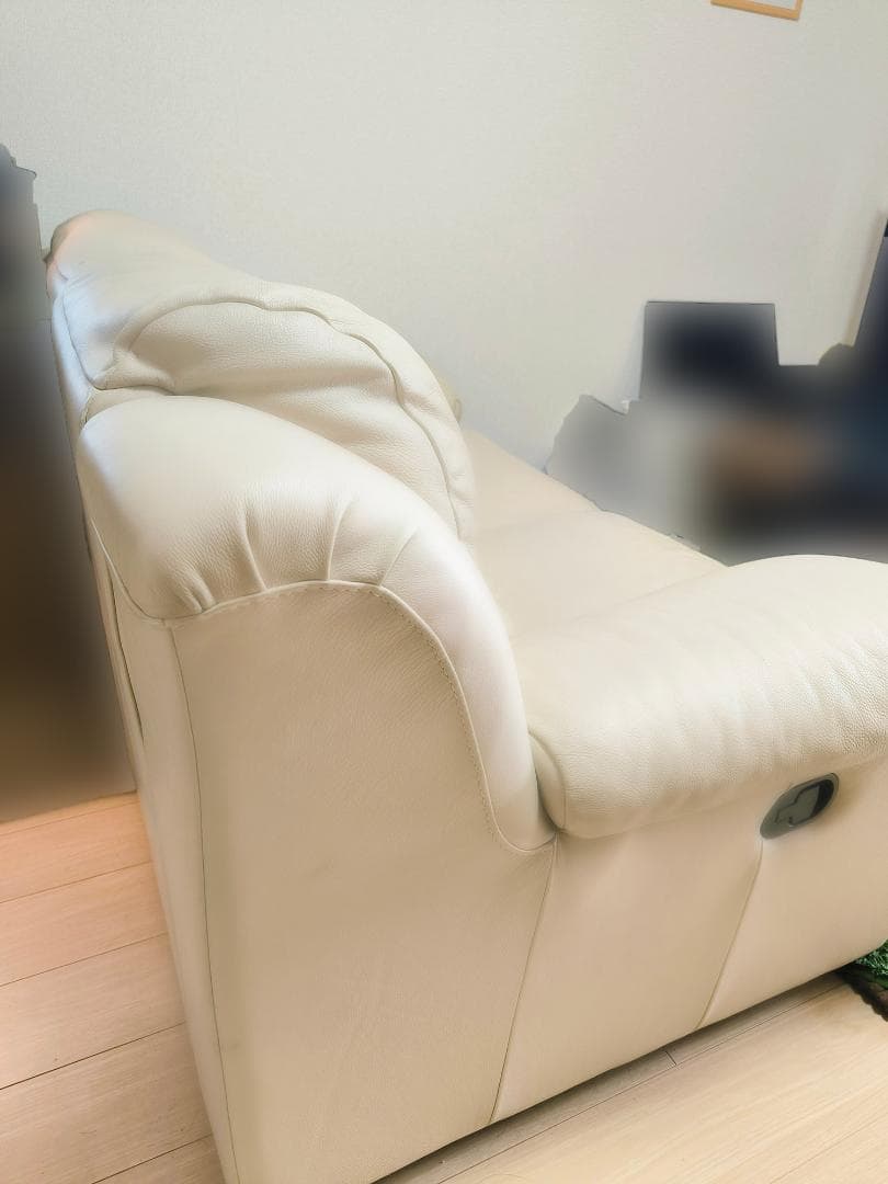 【大塚家具50万円購入】INCANTO イタリア製本革リクライニングソファ