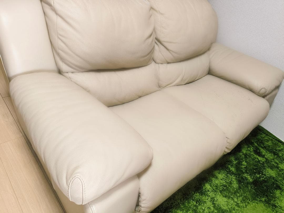 【大塚家具50万円購入】INCANTO イタリア製本革リクライニングソファ