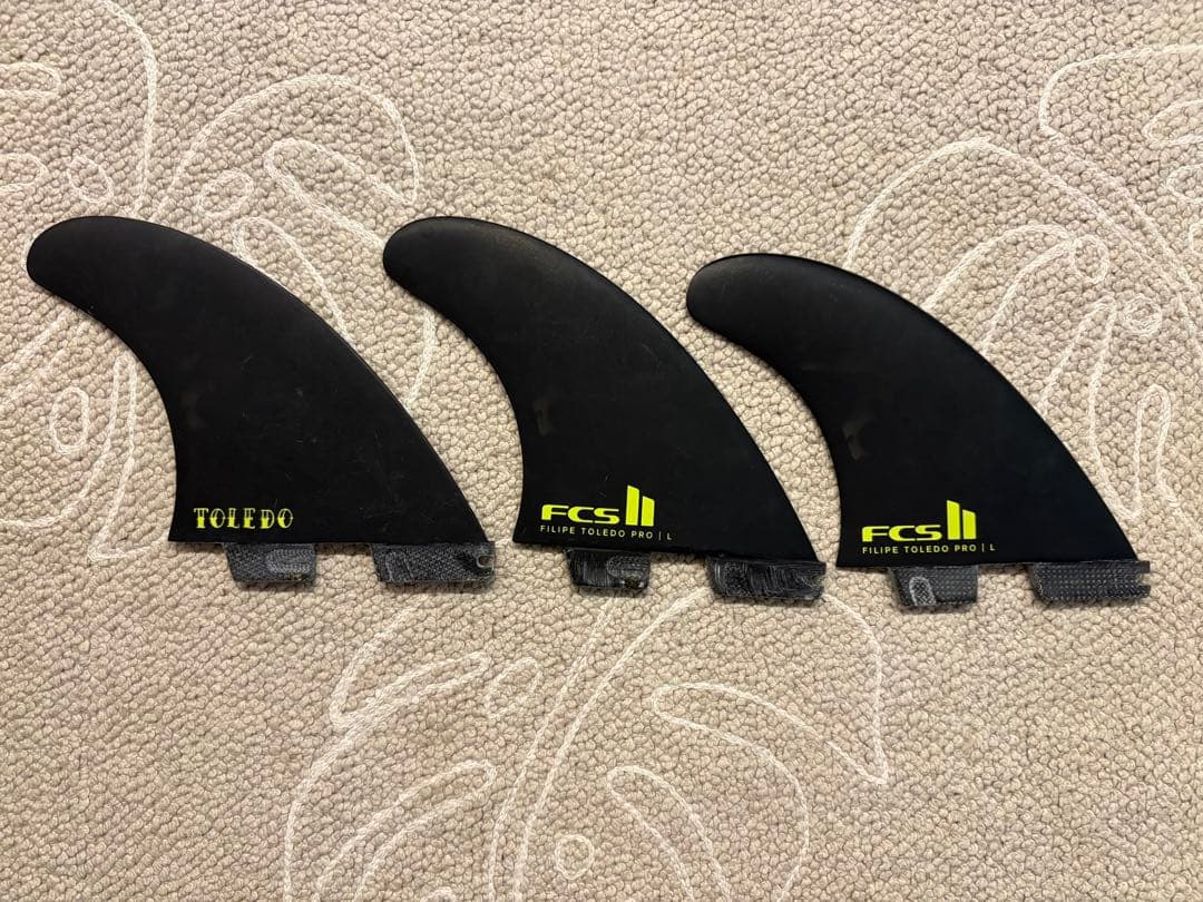 FCS II Filipe Toledo Pro II L フィン 3枚セット