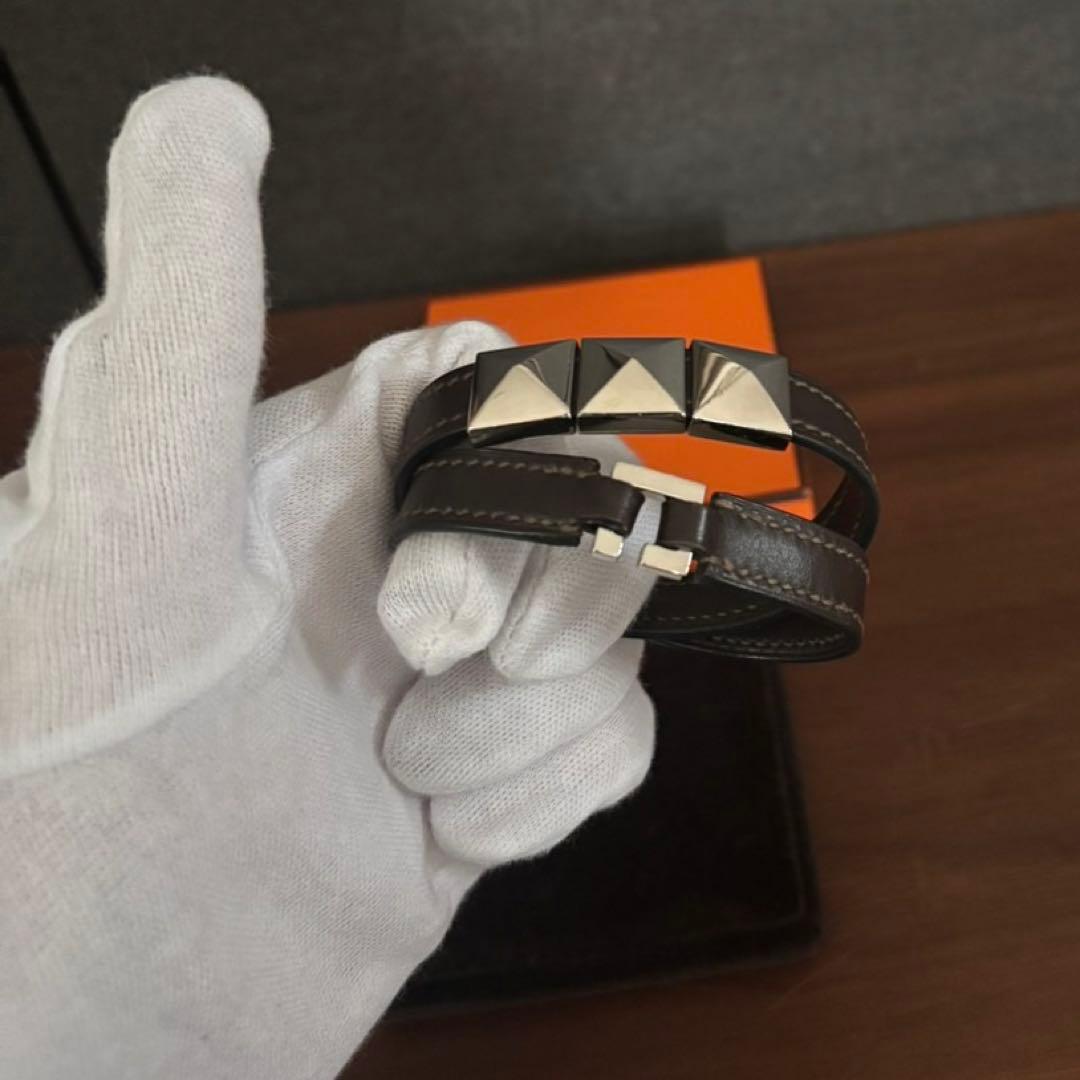 エルメス　メドール　レザー　ブレスレット