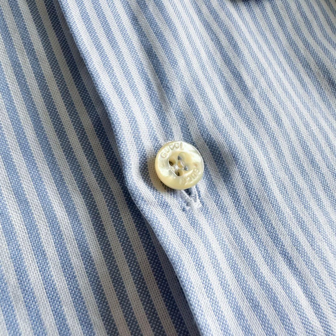 GUCCI（グッチ） ストライプシャツ 襟付き