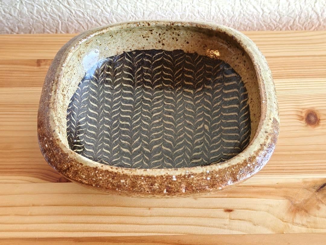 掛谷康樹 深皿　練上　民藝