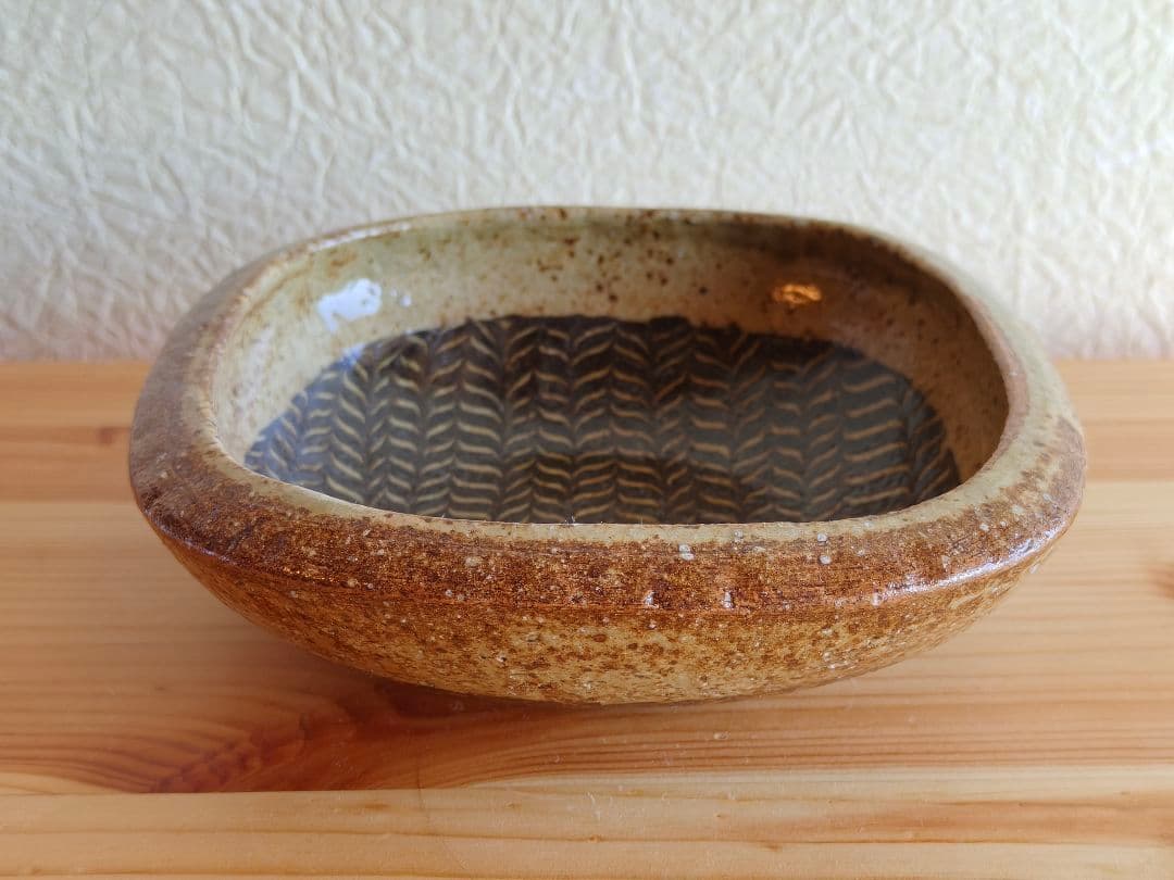 掛谷康樹 深皿　練上　民藝