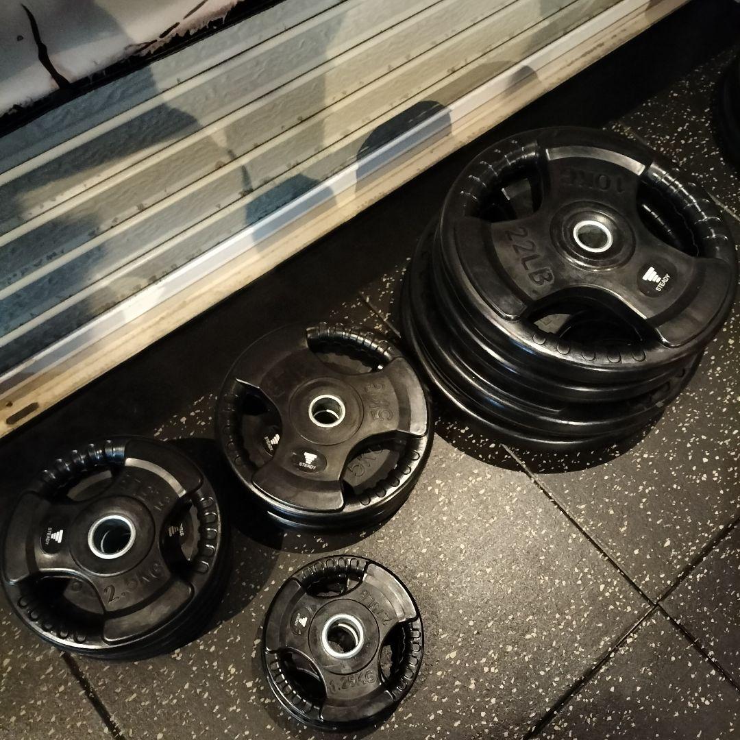 最終値下げ　STEADYラバープレート152.5kg