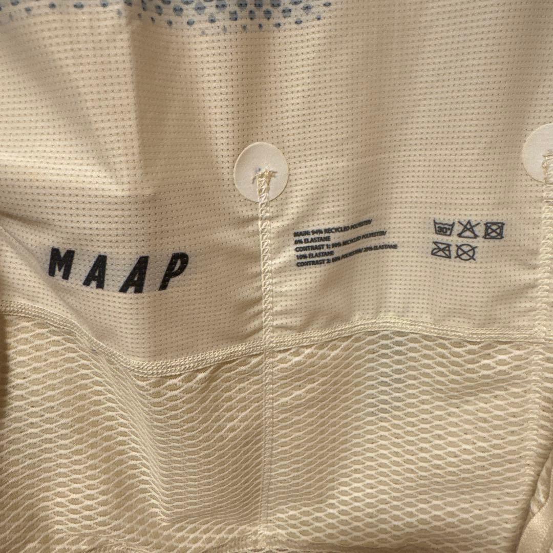  サイクルジャージ レディース　クリーム色