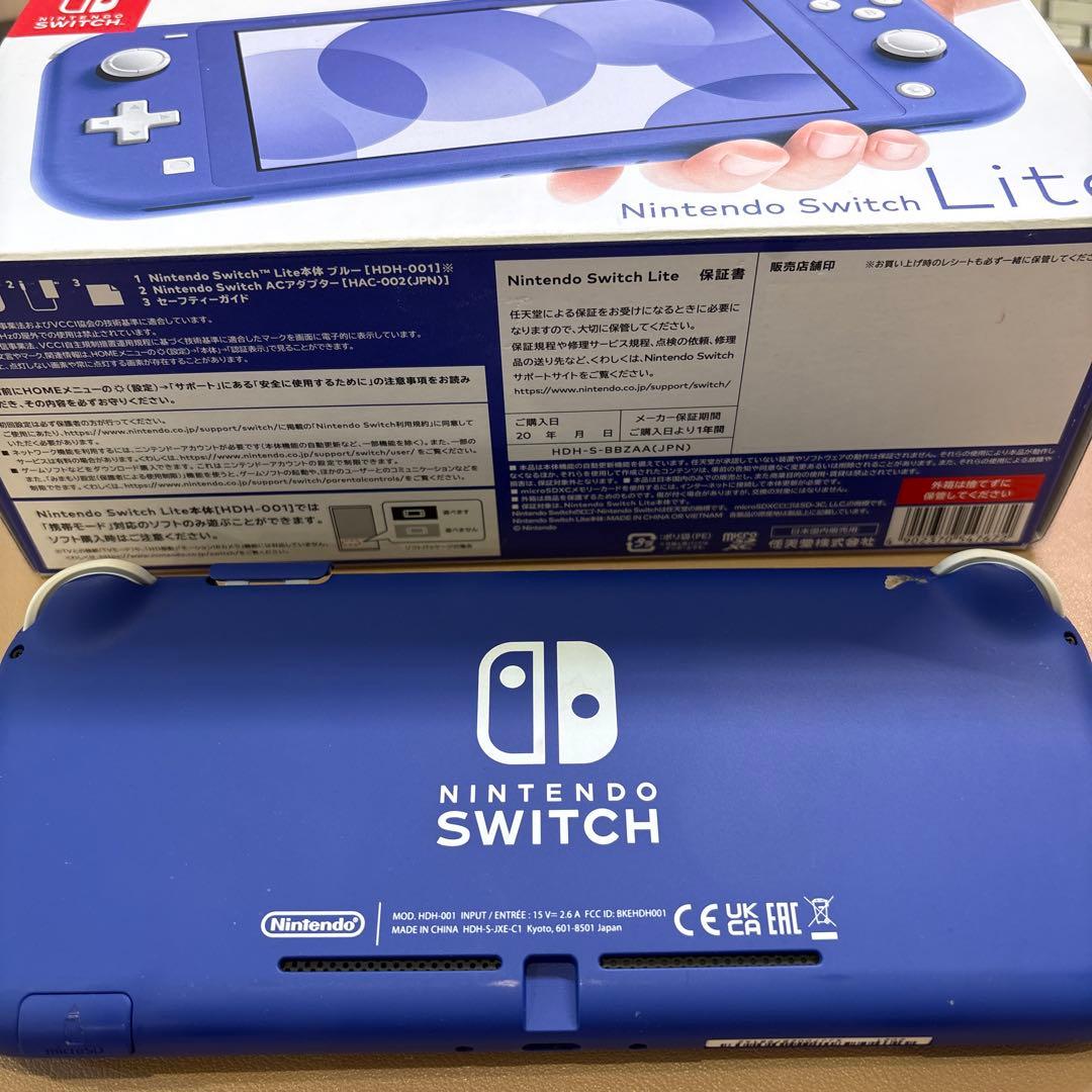 ジャンク品Nintendo Switch Lite 青