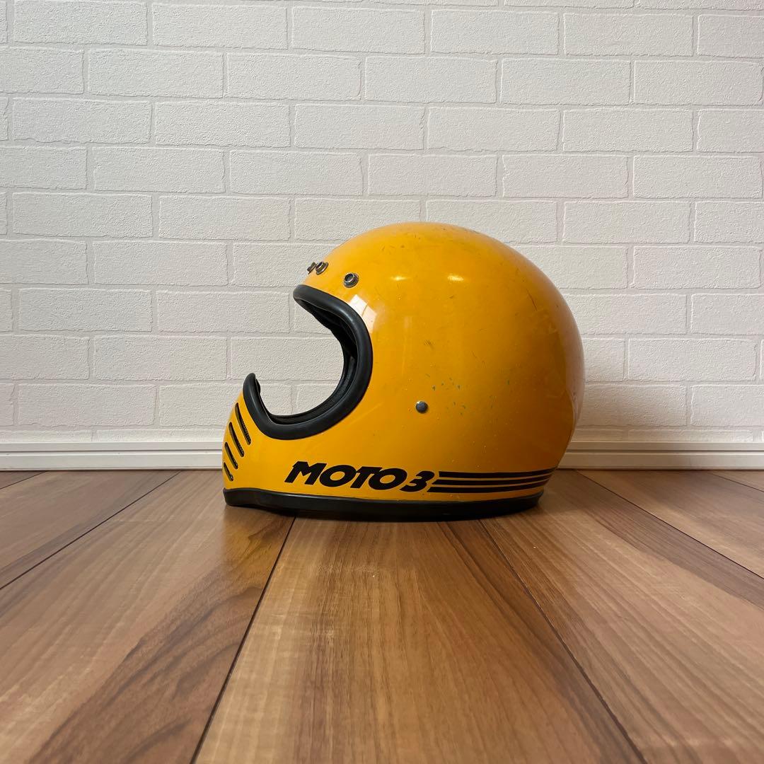 ベルモト3 ビンテージ　リペア未使用品　BELL MOTO Ⅲ イエロー