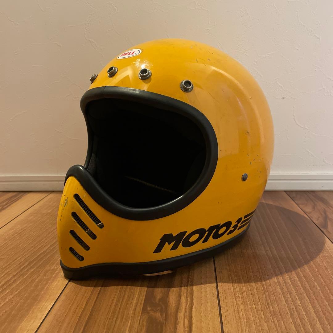 ベルモト3 ビンテージ　リペア未使用品　BELL MOTO Ⅲ イエロー