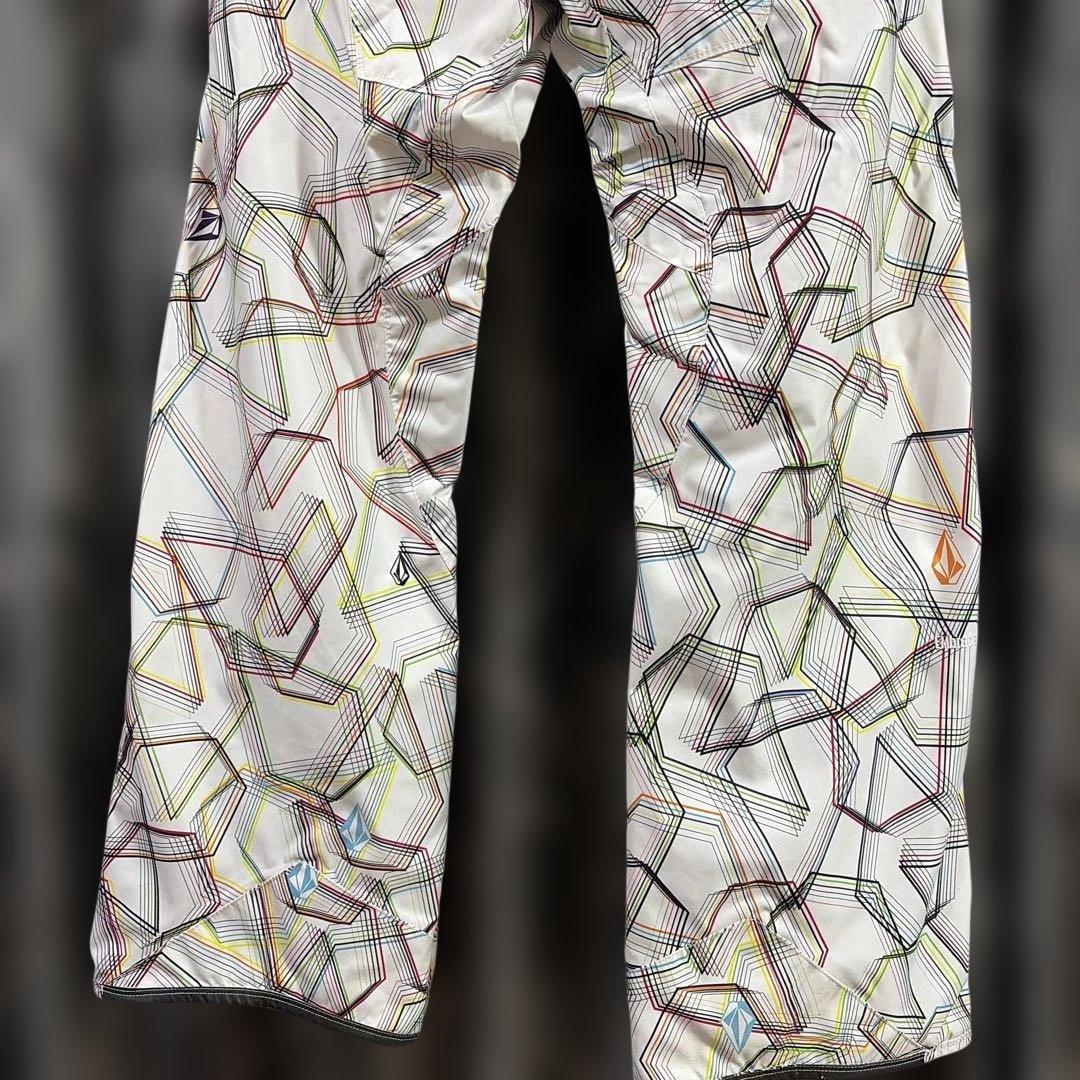 ボルコム スノーボードウェア上下セット M相当 10k Nimbus 紫×総柄