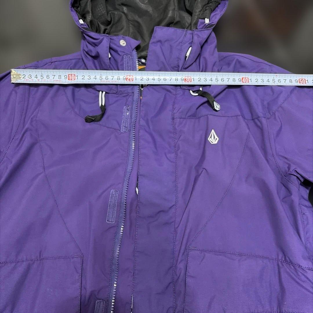 ボルコム スノーボードウェア上下セット M相当 10k Nimbus 紫×総柄