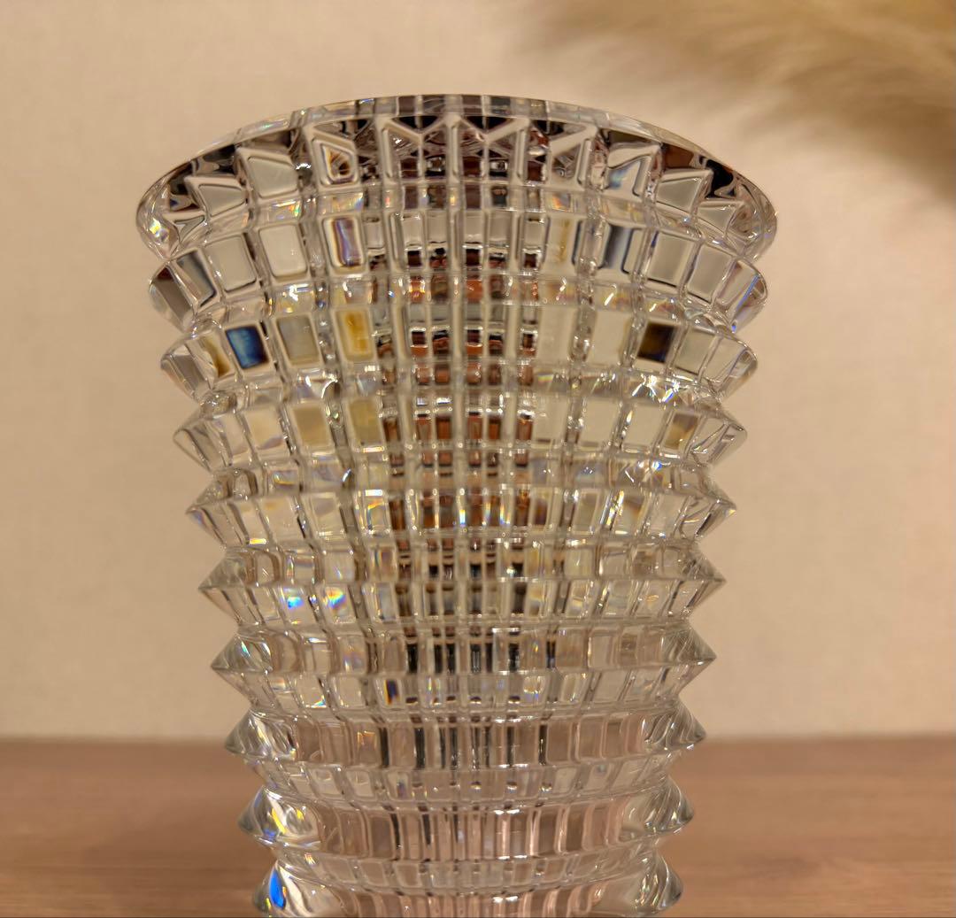 バカラ　アイベースS フラワーベース　花瓶　クリスタルガラス　箱付き