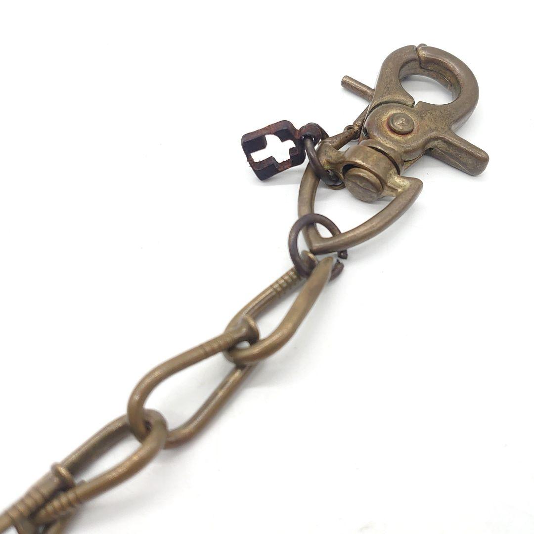 HTC メンズ ロザリオ スタッズ ウォレットチェーン