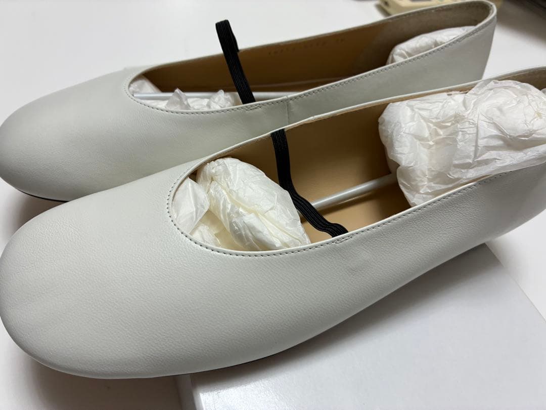 靴 CLANE OBLIQUE TOE FLAT SHOES 38