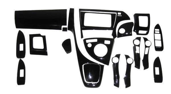 ZVW30系 プリウス 30 3Dインテリアパネル 19Pセット ピアノブラック