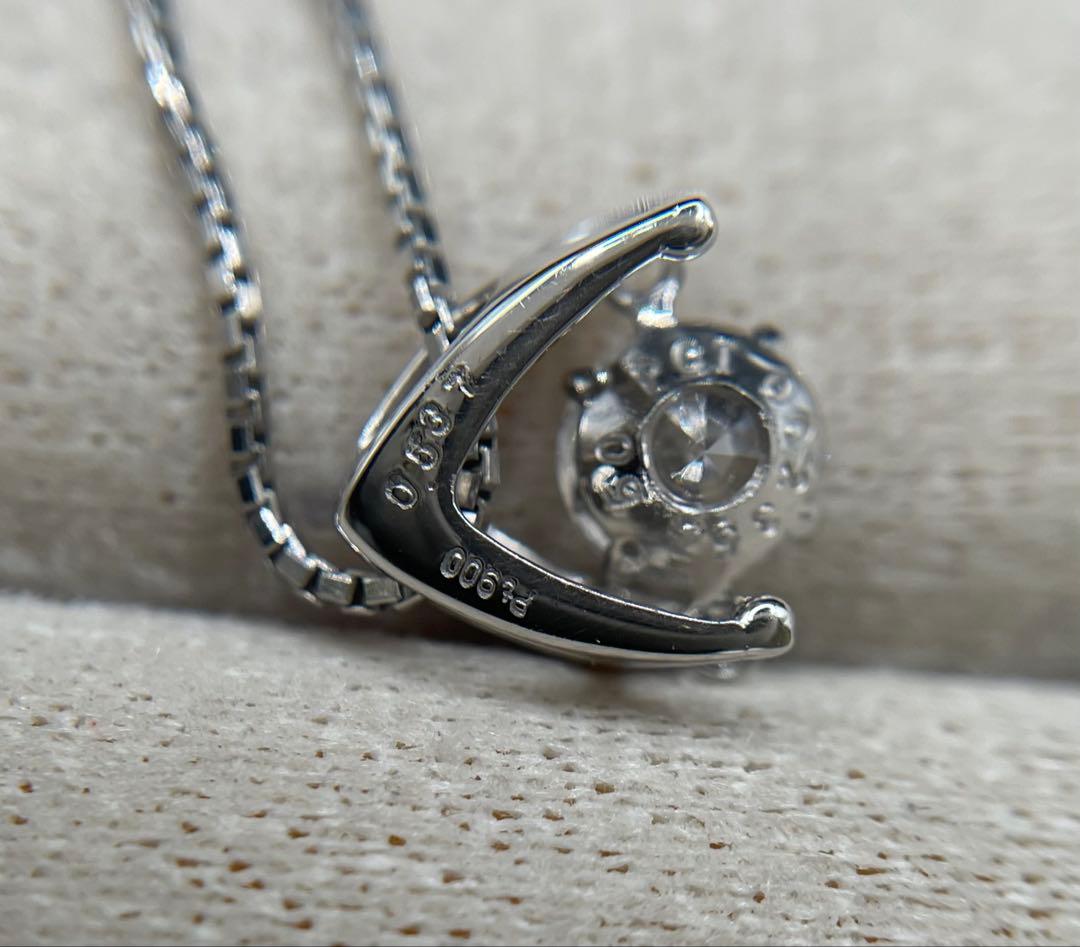 専用JA142★高級 大粒ダイヤモンド0.537ct プラチナ ペンダントヘッド