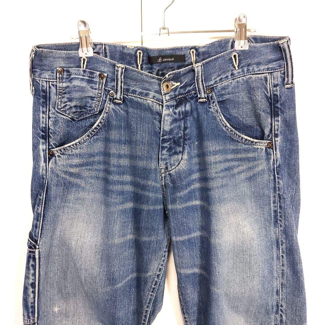 JOHNBULLライトオンスデニムビンテージ加工ペインターパンツ M 大戦