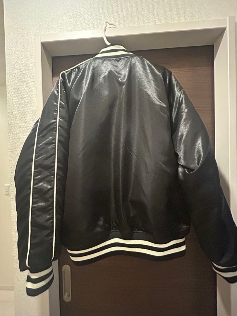 ジャケット・アウター KEBOZ SATIN VARSITYJAKET