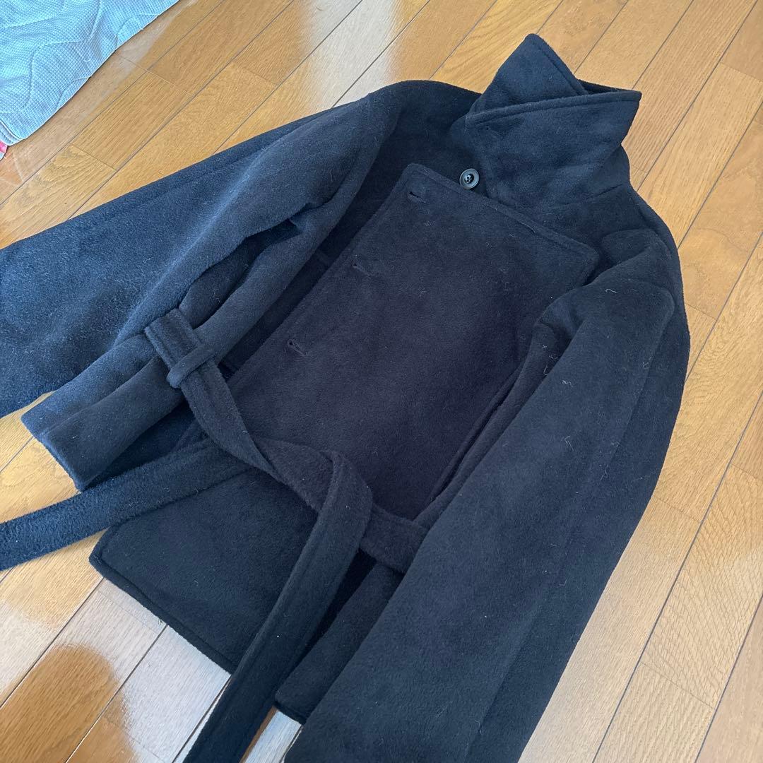 modimood Half Ribbon Double Coat ピーコート