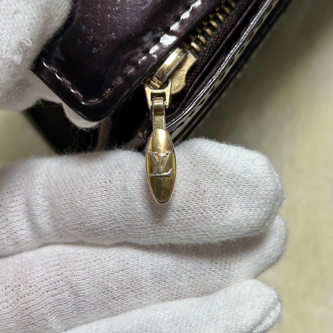 ルイヴィトン長財布ポルトフォイユサラヴェルニモノグラムレザーボルドーM91521