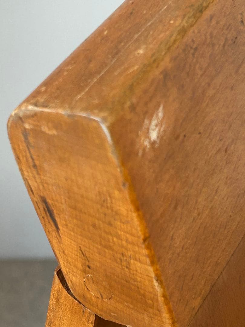 ヴィンテージ　木製フォールディングチェア　ルーマニア　折り畳み椅子　古道具　東欧