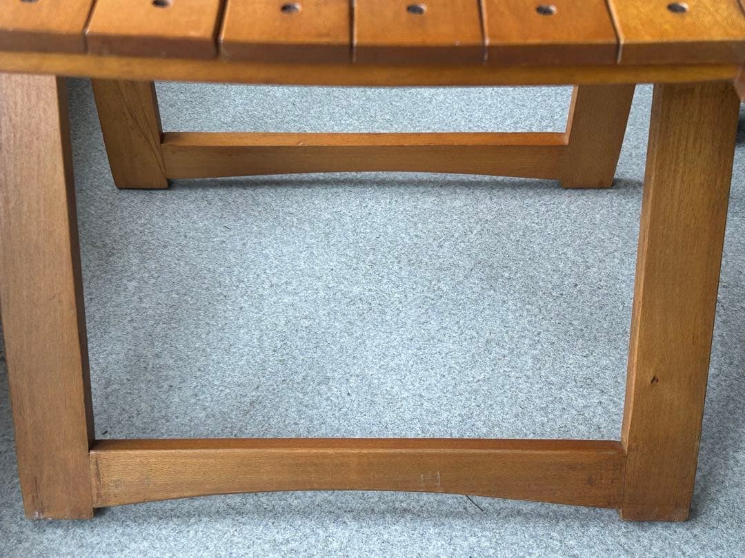 ヴィンテージ　木製フォールディングチェア　ルーマニア　折り畳み椅子　古道具　東欧