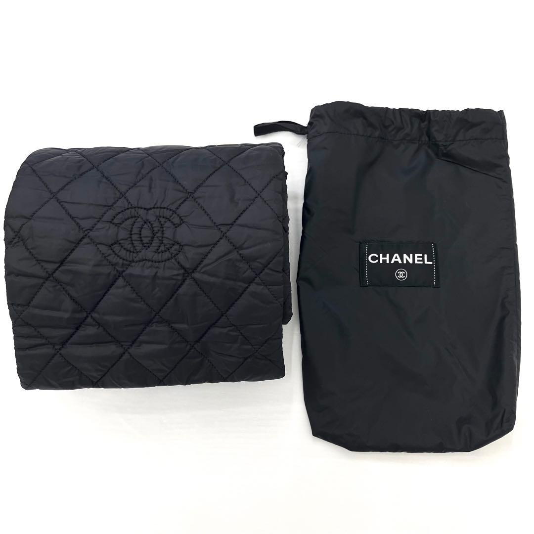CHANEL シャネル ココマーク キルティング マフラー スカーフ 極美品