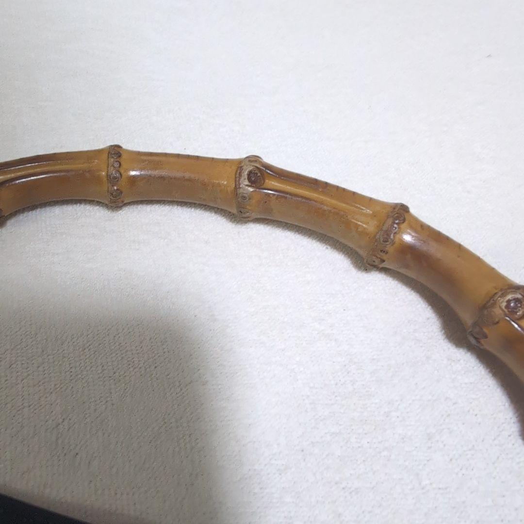 GUCCI バンブーハンドル レザーショルダーバッグ 保存袋付き