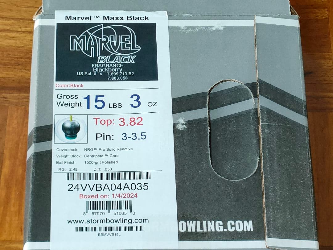 STORM マーベルマックスブラック 15ポンド ストーム