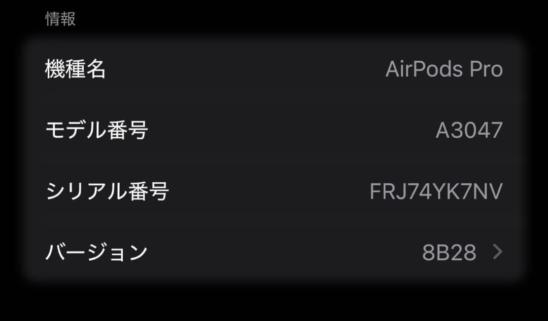 イヤホン AirPods Pro 2 USB-C A2968 A3047 A3048