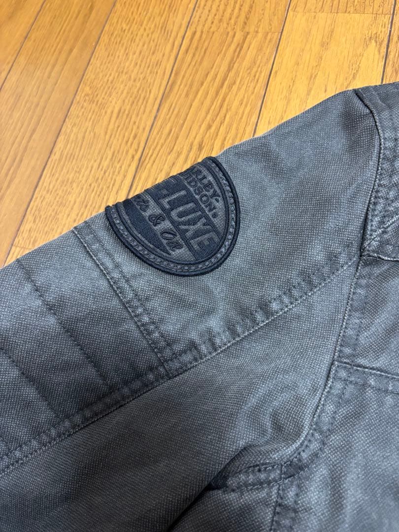 ハーレーダビットソン、ライダースジャケット、S、ライディングジャケット、グレー