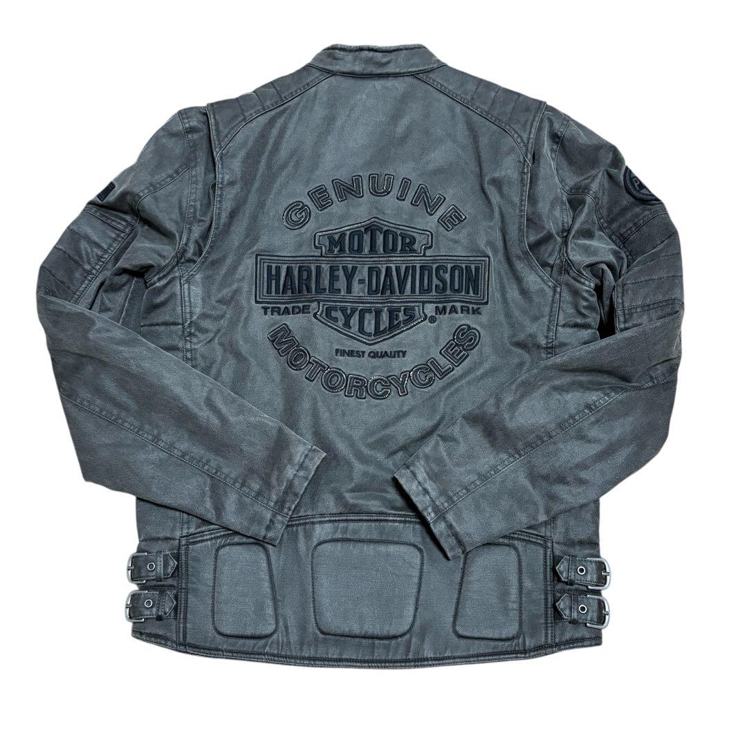 ハーレーダビットソン、ライダースジャケット、S、ライディングジャケット、グレー