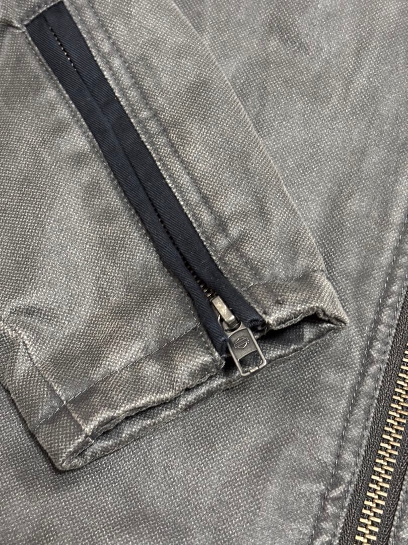 ハーレーダビットソン、ライダースジャケット、S、ライディングジャケット、グレー