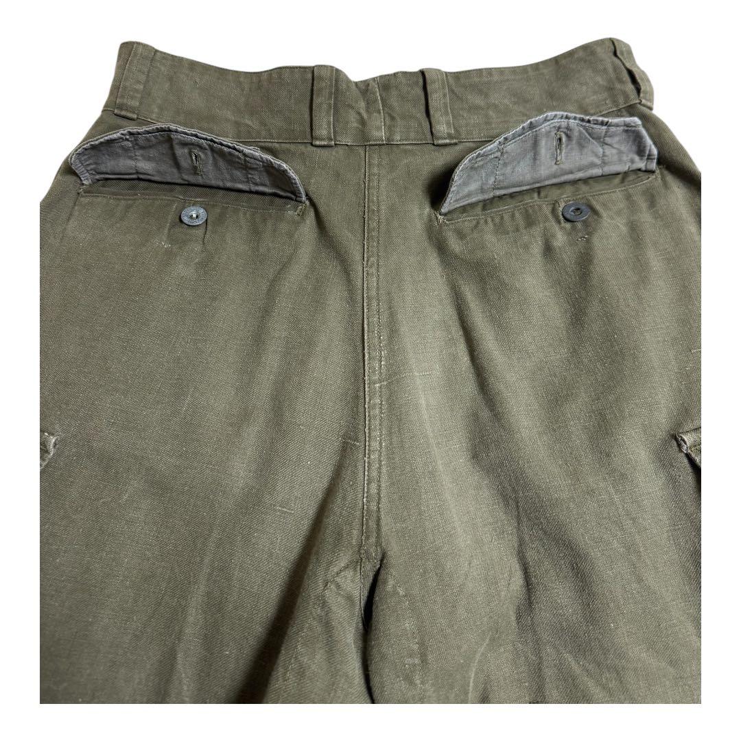 [最初期] フランス軍 M47 カーゴパンツ 前期 3つボタン メタルボタン