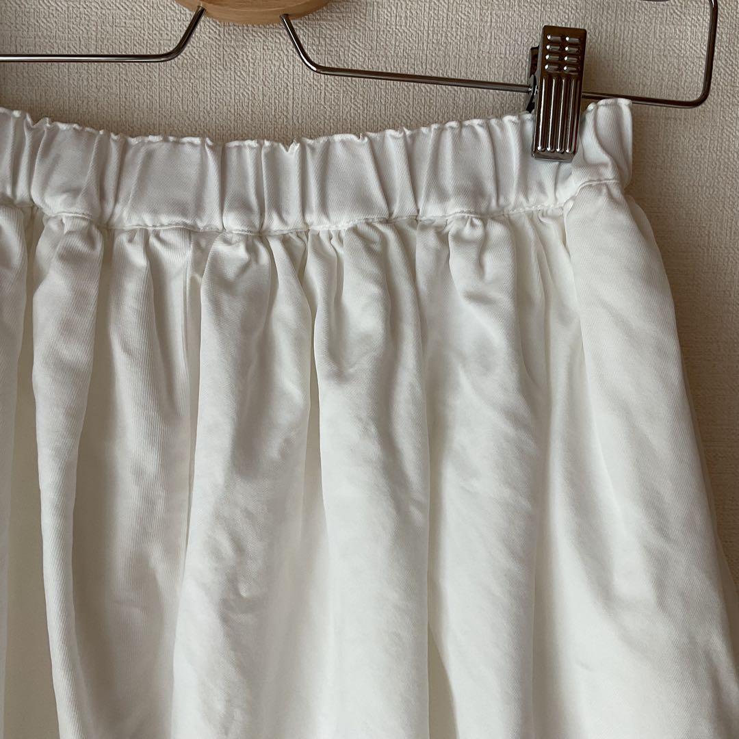 【美品】comme des garcons サルエルパンツ（ホワイト）XSサイズ