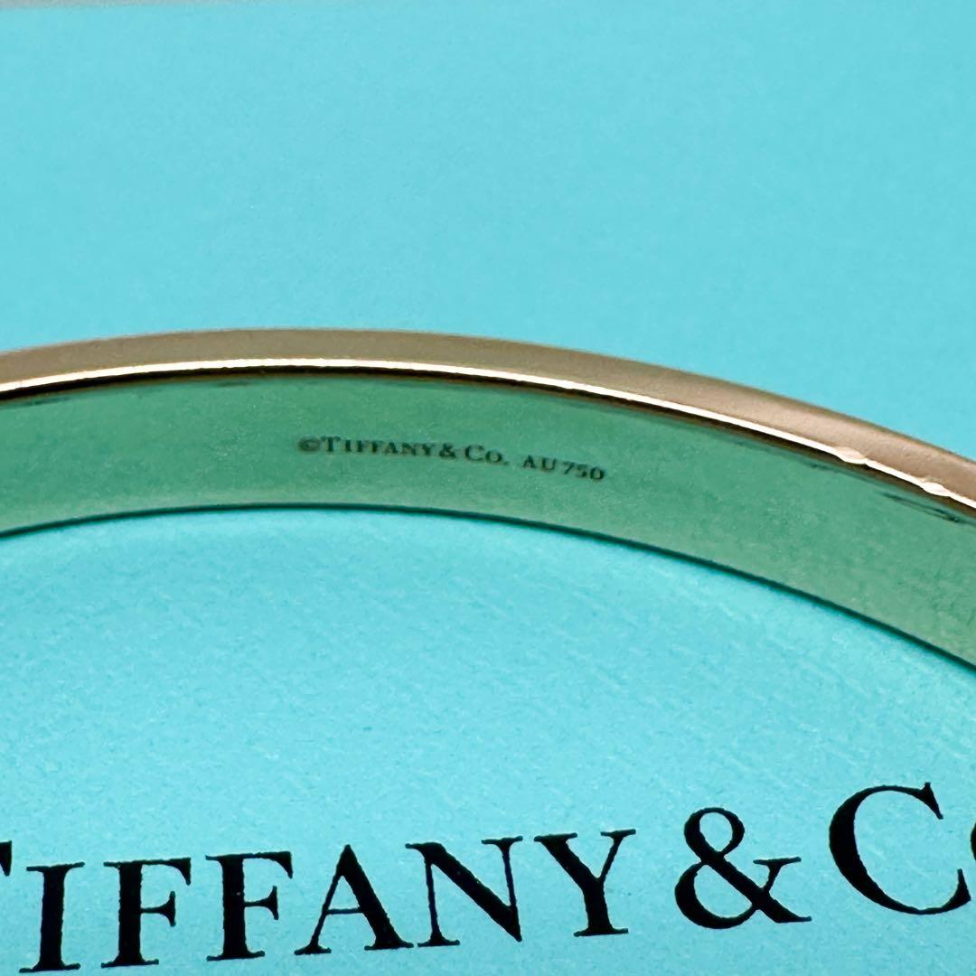 ティファニー TIFFANY&Co. 2P ダイヤ バングル ゴールド K18