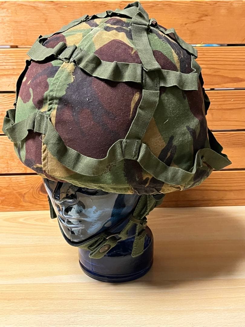 イギリス軍 Mk6ケブラーヘルメット サイズM 迷彩カバー3枚付実物2003年製