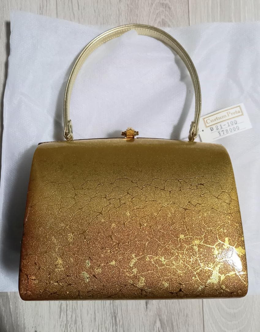 新品☆和装　バッグ&草履　セット　L　24-25cm　本皮