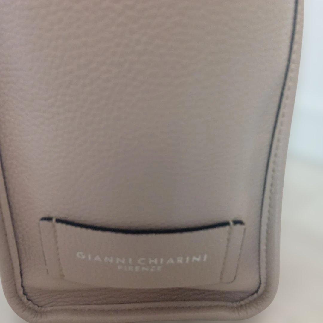 GIANNI CHIARINI ベージュ トートバッグ