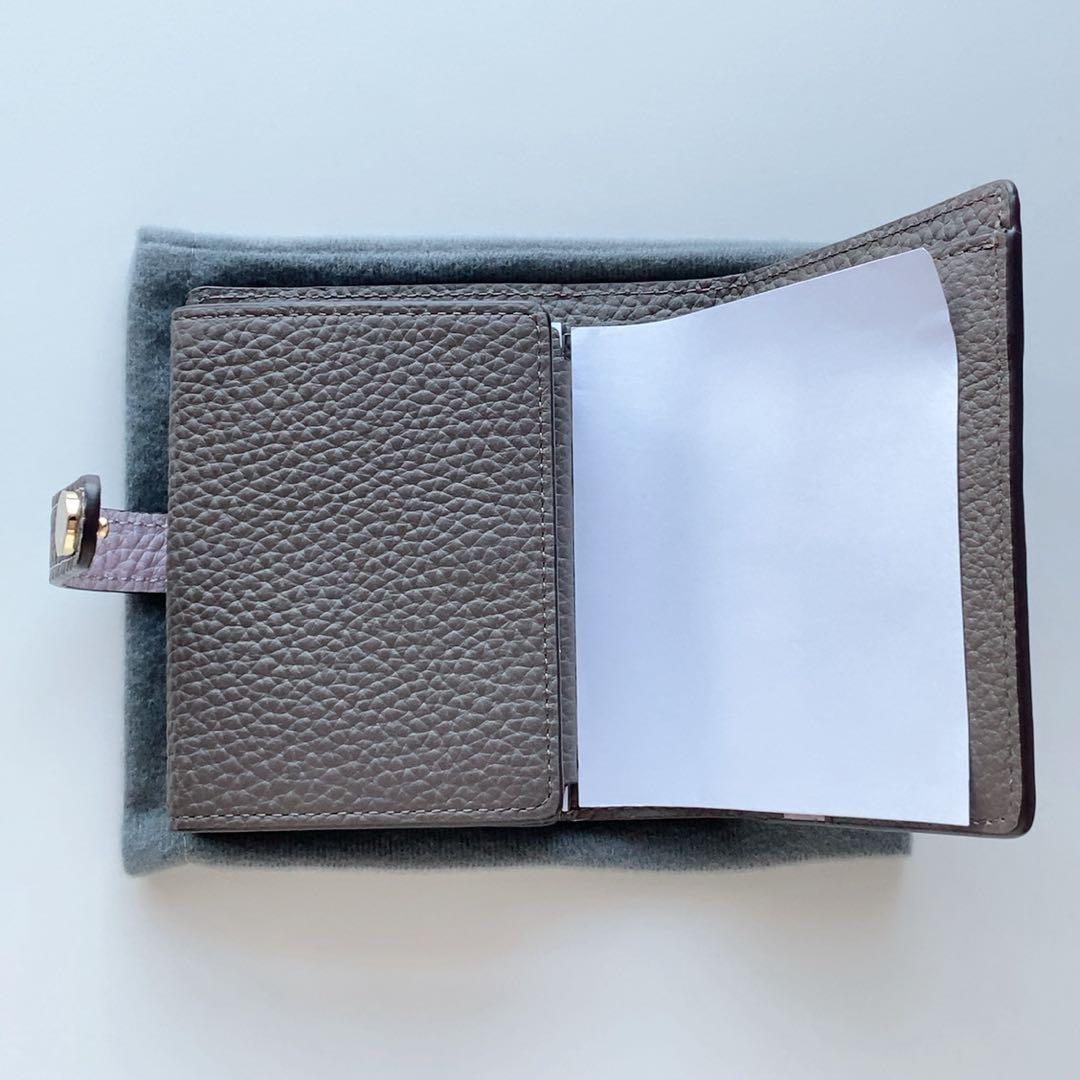 【 新品未使用 】PELLE BORSA ペレボルサ 二つ折り財布 ライラック