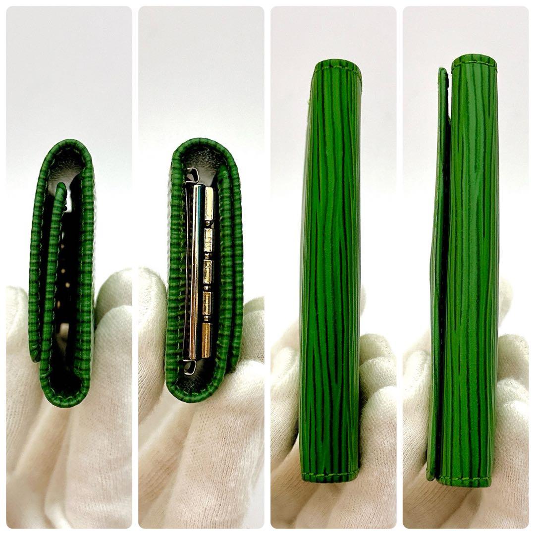 ルイヴィトン　ミュルティクレ　エピ　キーケース　4 連　ボルネオグリーン　緑