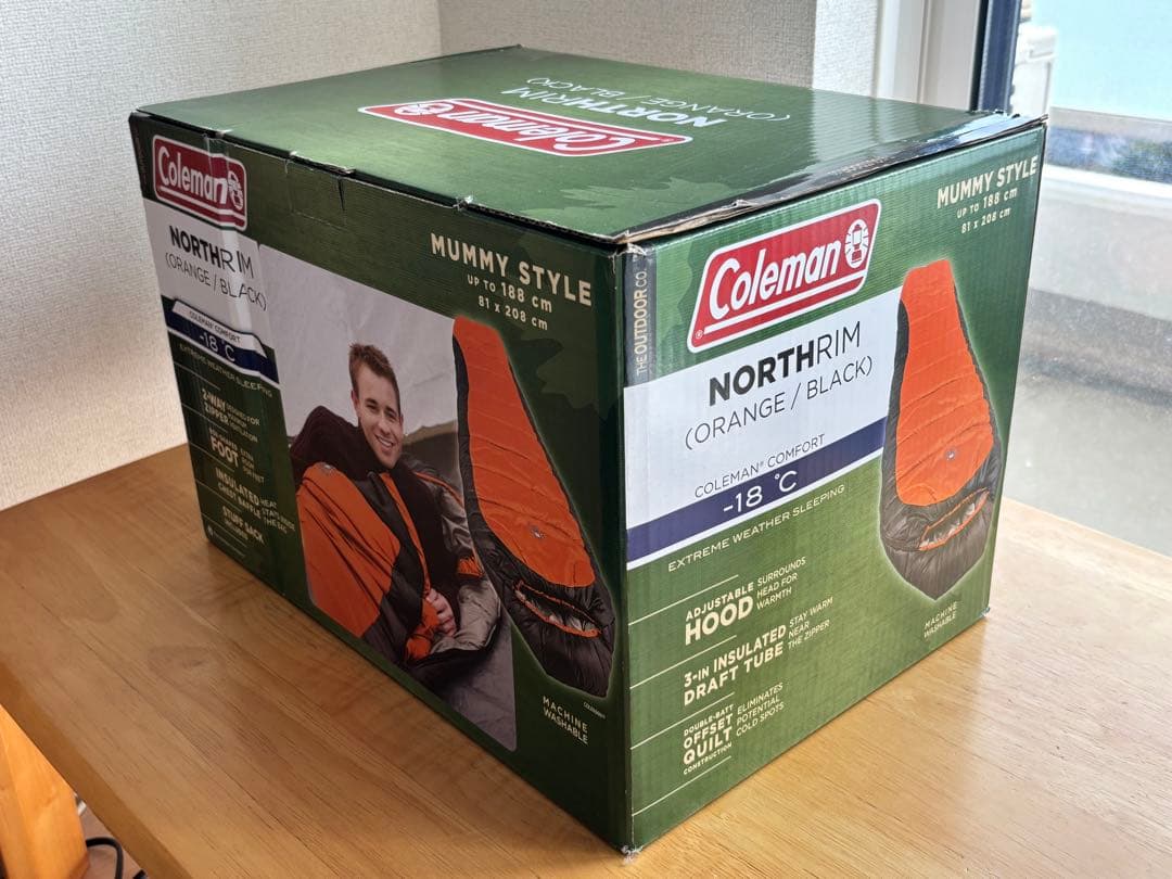 コールマン　coleman ノースリム　NORTHRIM シュラフ　寝袋　冬用②