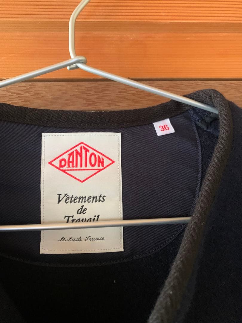 【新品未使用】DANTON コート ネイビー 訳あり