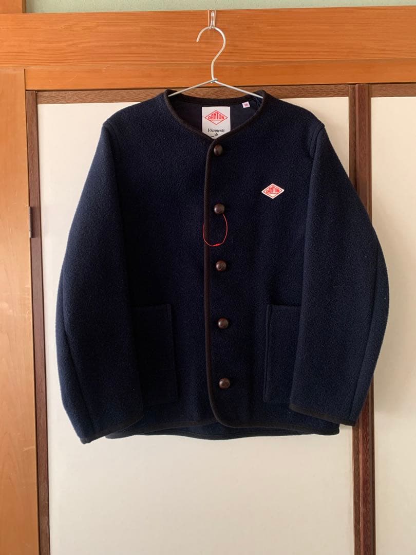 【新品未使用】DANTON コート ネイビー 訳あり