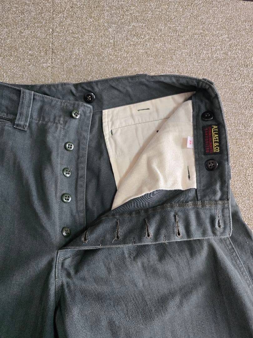 アットラスト ヘリボーンワークパンツ34 　ブッチャープロダクツ