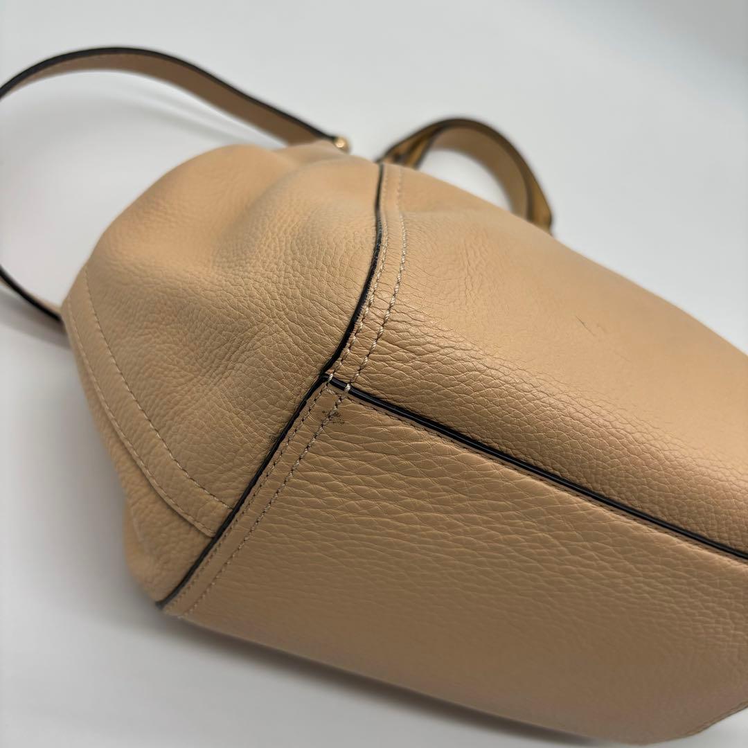 美品✨TORY BURCH トリーバーチ 2WAY ショルダーバッグ ベージュ