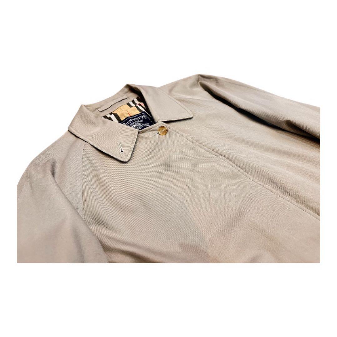 最終値下げ英国製 90s バーバリー ステンカラーコート レディース ロング