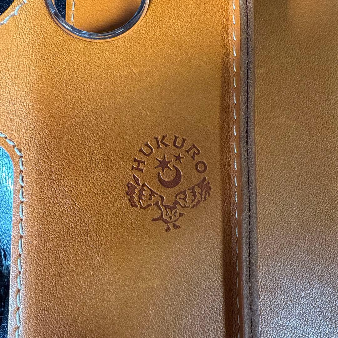 iPhone16 ケース 本革 栃木 レザー 手帳型 アイフォン HUKURO